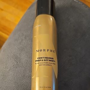 Morphe Gold and Black Continuous Prep & Set Mist+